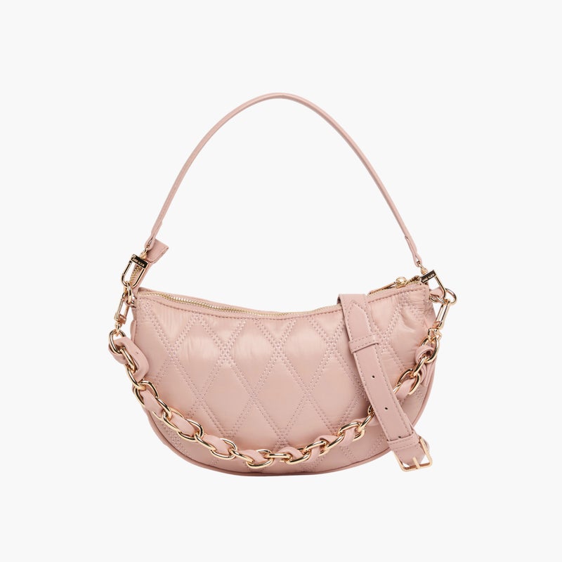 ANNE KLEIN Quilted Pink Shoulder Bag for Women - Image 1